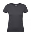 Dames T-shirt B&C E150 TW02T Dark Grey